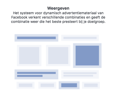 Facebook dynamisch advertentiemateriaal 2